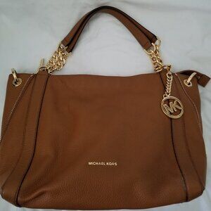 Michael Kors Brown Leather Handbag Shoulder Bag
